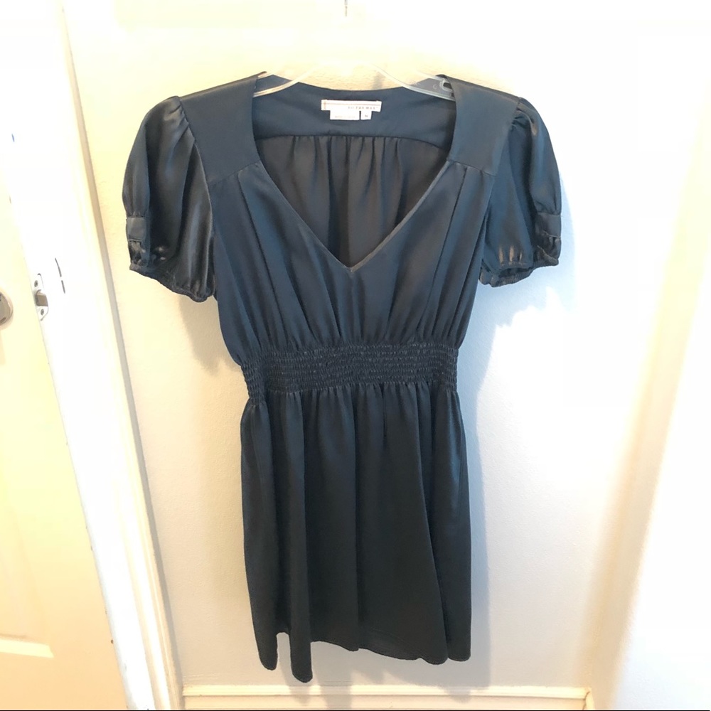 Cap sleeve cocktail dress